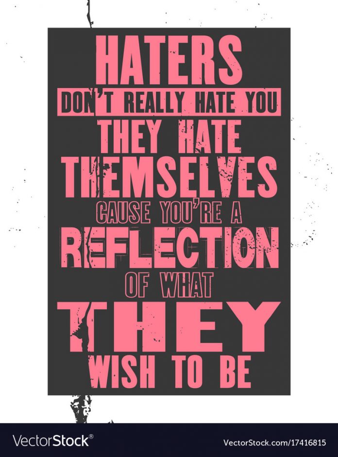 How to Deal with Haters? Please share this with haters to help fix them
