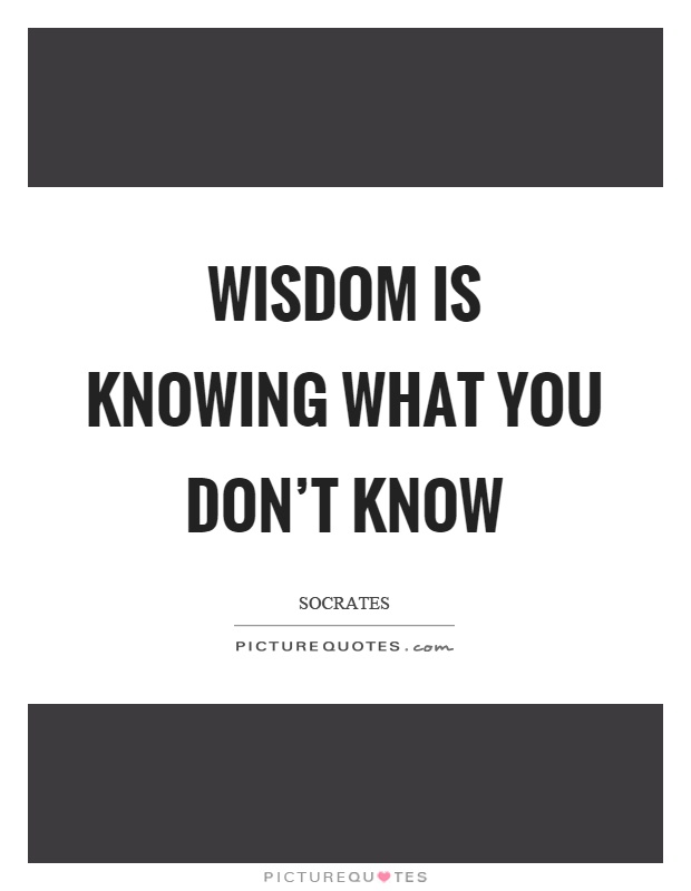 My biggest challenge - you don't know what you don't know